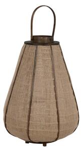 Candleholder Home ESPRIT Natural Jute Bamboo 41,5 x 41,5 x 57 cm