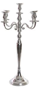 Candle Holder Home ESPRIT Silver Aluminium Chromed 42 x 42 x 70 cm