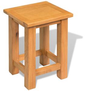 End Tables 2 pcs 27x24x37 cm Solid Oak Wood