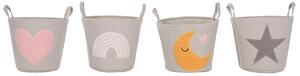 Basket Home ESPRIT Multicolour (4 Units)