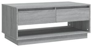 Coffee Table Grey Sonoma 102.5x55x44 cm Engineered Wood