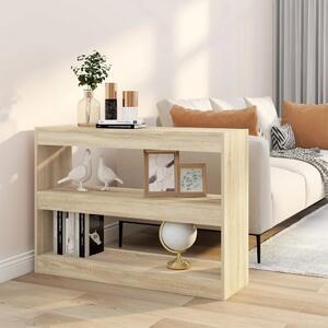 Book Cabinet/Room Divider Sonoma Oak 100x30x72 cm