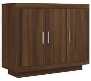 Sideboard Brown Oak 92x35x75 cm Engineered Wood