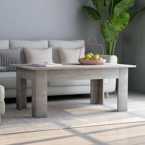 Coffee Table Concrete Grey 100x60x42 cm Engineered Wood