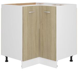 Corner Bottom Cabinet Sonoma Oak 75.5x75.5x80.5 cm Engineered Wood