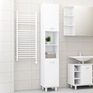 Bathroom Cabinet White 30x30x179 cm Engineered Wood