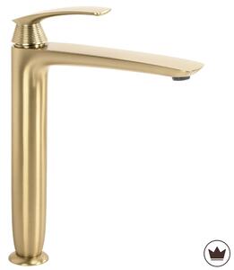 Bathroom faucet PREMIUM Rea Como Brush Gold High