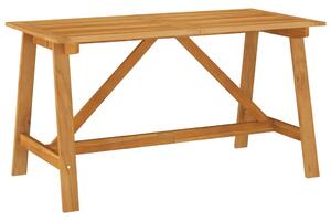 Garden Dining Table 140x70x73.5 cm Solid Acacia Wood