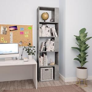 Book Cabinet/Room Divider Concrete Grey 45x24x159 cm Engineered Wood