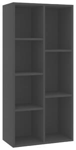 Book Cabinet Black 50x25x106 cm Engineered Wood