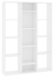 Room Divider/Book Cabinet White 100x24x140 cm Engineered Wood