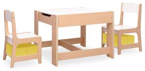 Children's Table with 2 Chairs MDF