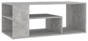Coffee Table Concrete Grey 100x50x40 cm Engineered Wood