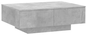 Coffee Table Concrete Grey 90x60x31 cm Engineered Wood