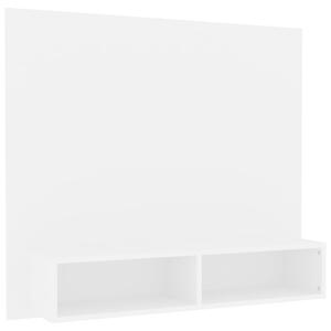 Wall TV Cabinet White 102x23.5x90 cm Engineered Wood