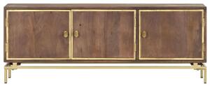 TV Cabinet 120x30x46 cm Solid Mango Wood