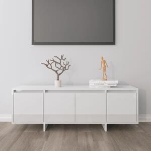 TV Cabinet High Gloss White 120x30x40.5 cm Engineered Wood