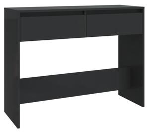 Console Table Black 100x35x76.5 cm Engineered Wood