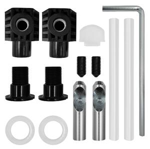 Toilet bowl mounting kit