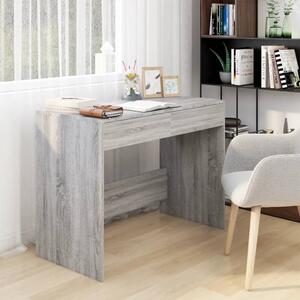 Desk Grey Sonoma 101x50x76.5 cm Engineered Wood