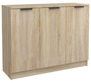 Sideboard Sonoma Oak 90.5x30x70 cm Engineered Wood