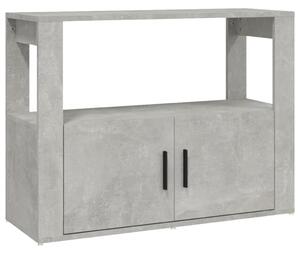 Sideboard Concrete Grey 80x30x60 cm Engineered Wood