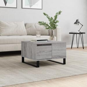 Coffee Table Grey Sonoma 55x55x36.5 cm Engineered Wood