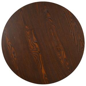 Bistro Table Dark Brown 80 cm MDF
