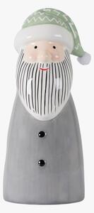 Scandi Santa Decoration in Grey Large
