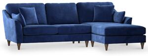 Charice 3 Seater Fabric Chaise Sofa | Chic Modern Couch | Roseland