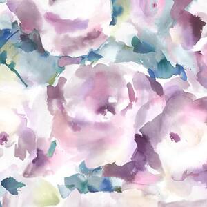 Voyage Maison Rosa Printed Cotton Fabric Orchid