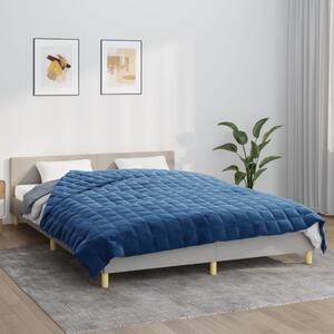 Weighted Blanket Blue 220x240 cm King 15 kg Fabric