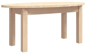 Coffee Table 80x40x35 cm Solid Wood Pine