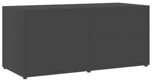 TV Cabinet Black 80x34x36 cm Engineered Wood
