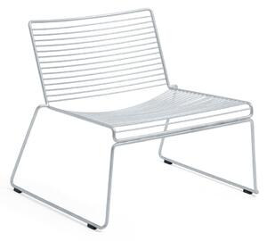 HAY Hee lounge chair sled base Galvanized