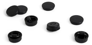 HAY Facet Cabinet feet and wheels 4-pack Black