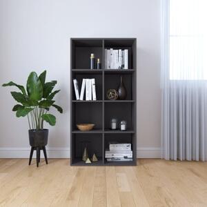 Book Cabinet/Sideboard Grey 66x30x130 cm Engineered Wood