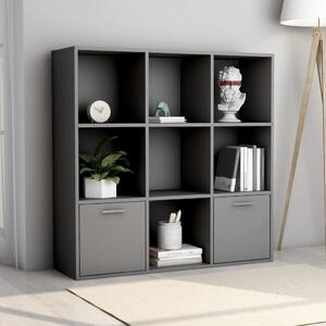Book Cabinet Grey 98x30x98 cm Engineered Wood