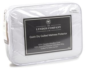 Quick Dry Quilted Mattress Protector White