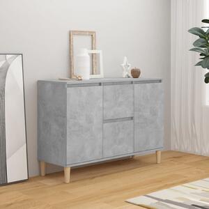 Sideboard Concrete Grey 101x35x70 cm Engineered Wood