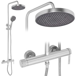 Shower set Rea Grace Brush Nickel