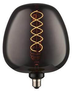 Rima Round Smoked Glass Decorative Bulb