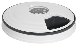 PawHut 6-Meal Automatic Pet Feeder, Digital Timer Food Dispenser for Dogs and Cats, Wet/Dry Food w/ LED Display, Battery Powered Aosom UK