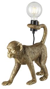 Caleb the Capuchin Table Lamp in Vintage Gold