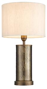 Indiana Table Lamp in Hammered Bronze