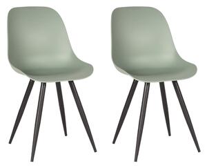 LABEL51 Dining Chairs 2 pcs Monza 46x54x88 cm Forest