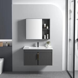 Bathroom furniture set with washbasin Astor 60cm Grey