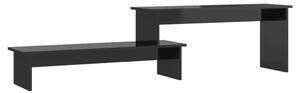 TV Cabinet High Gloss Black 180x30x43 cm Engineered Wood