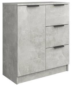 Sideboard Concrete Grey Engineered Wood