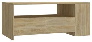 Coffee Table Sonoma Oak 102x55x42 cm Engineered Wood